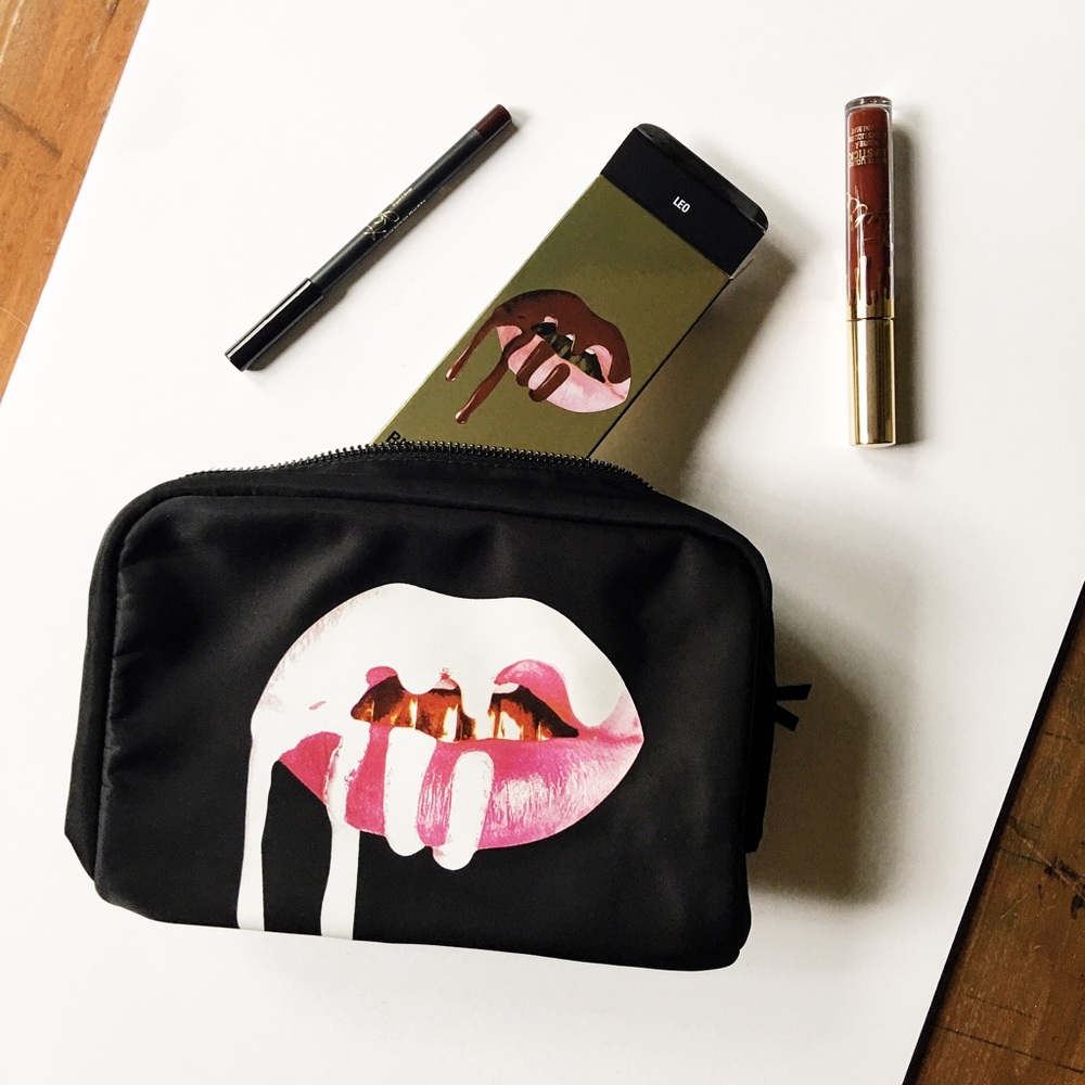 Kylie Cosmetics Lips Makeup Bag